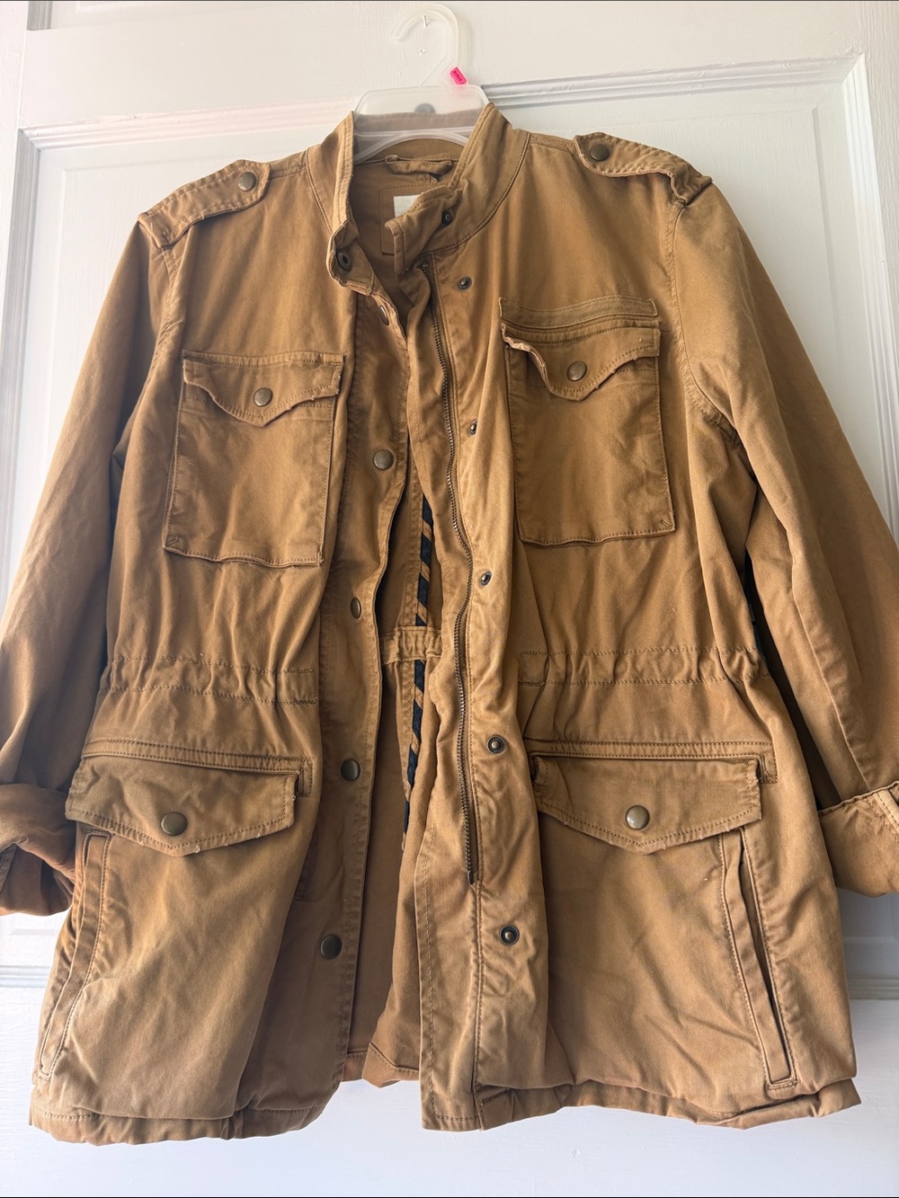 GAP Men's Field Jacket in Camel Brown